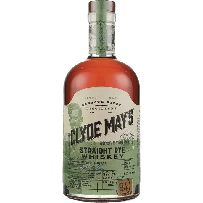 Clyde May's Straight Rye Whiskey