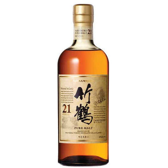 Nikka 21 Year Old Taketsuru Pure Malt Japanese Whisky 750ml Whiskey Sidewalk Spirits
