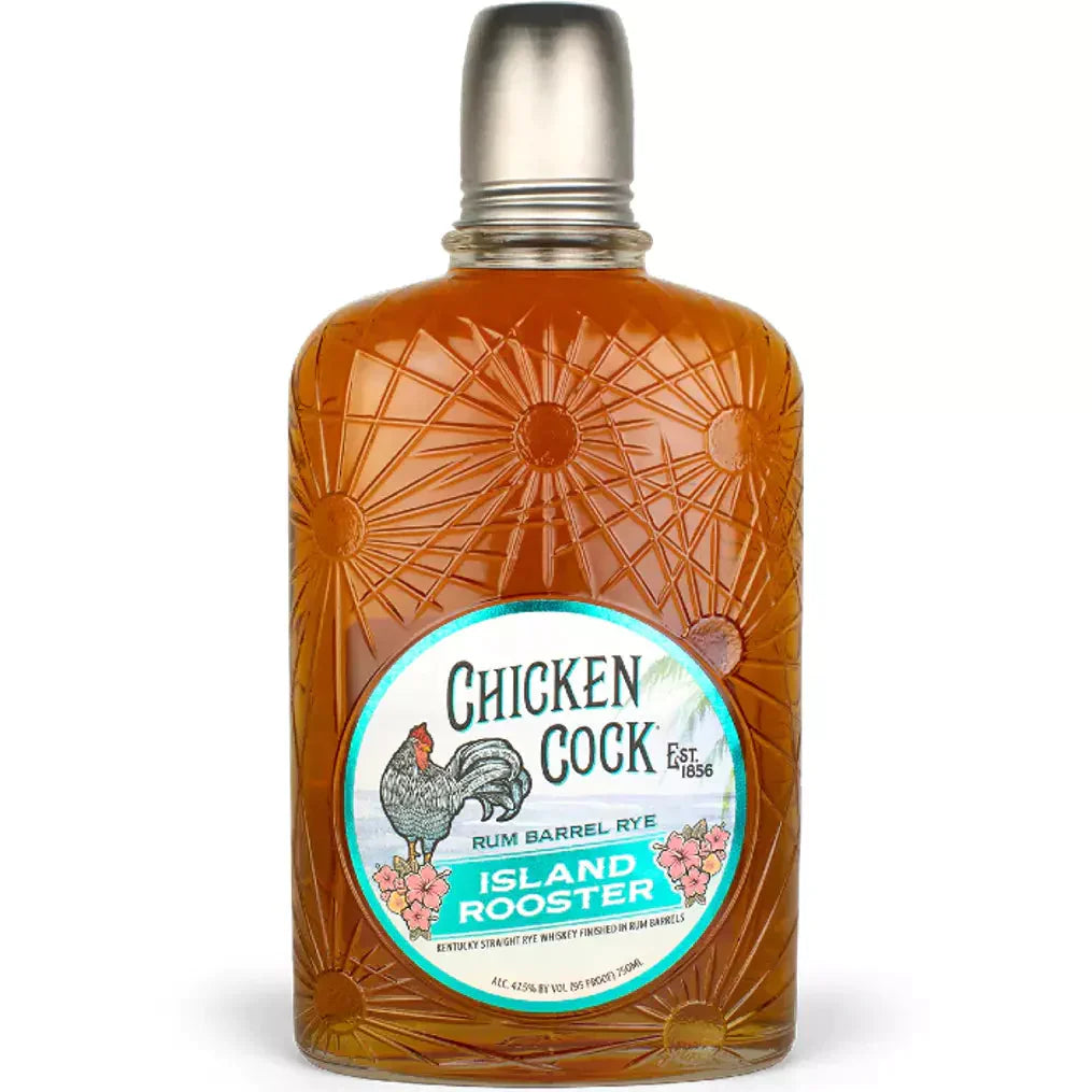 Chicken Cock Island Rooster Rum Barrel Rye Whiskey