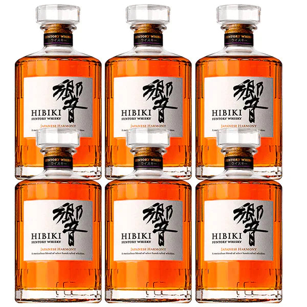 Hibiki Japanese Harmony Whisky 6 Pack Bundle