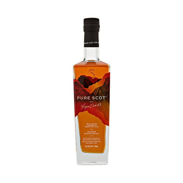 Pure Scot Virgin Oak 43 Blended Scotch Whisky 750ml