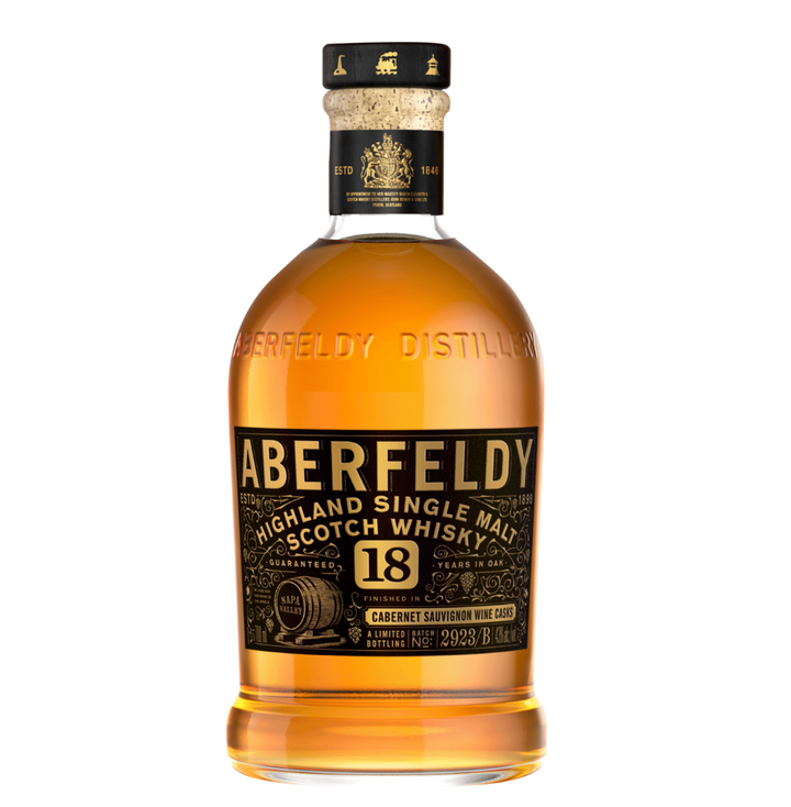 Aberfeldy 18 Year Old Cabernet Sauvignon Cask Finish Scotch Whisky