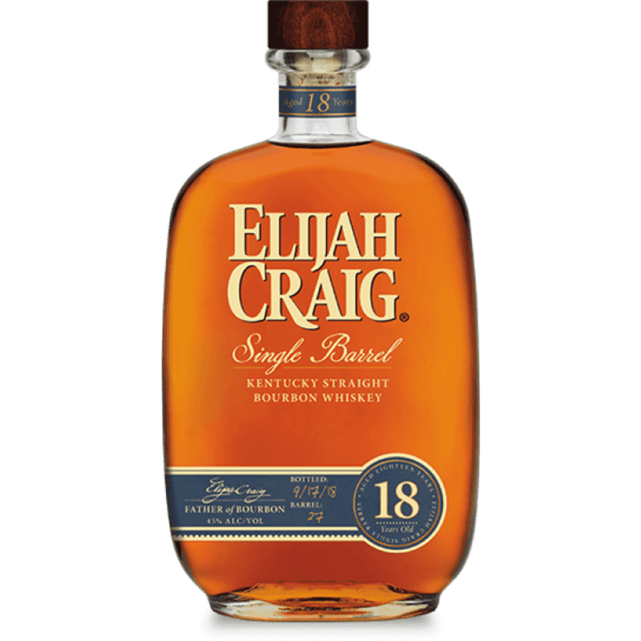 Elijah Craig 18 Year Old Single Barrel Kentucky Straight Bourbon Whiskey - The Whiskey Haus