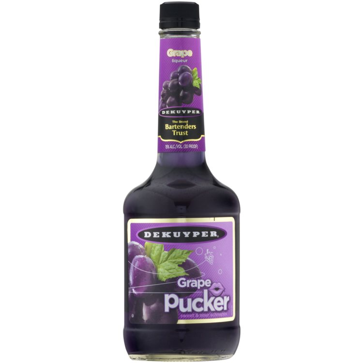 Dekuyper Sour Grape Schnapps Pucker 30 750Ml