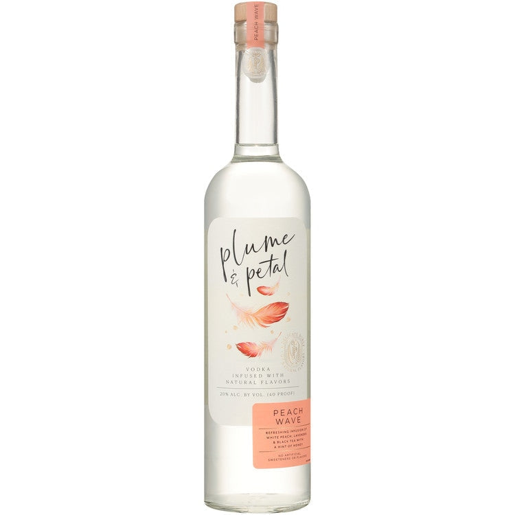 Plume & Petal Peach Wave Vodka 750ml