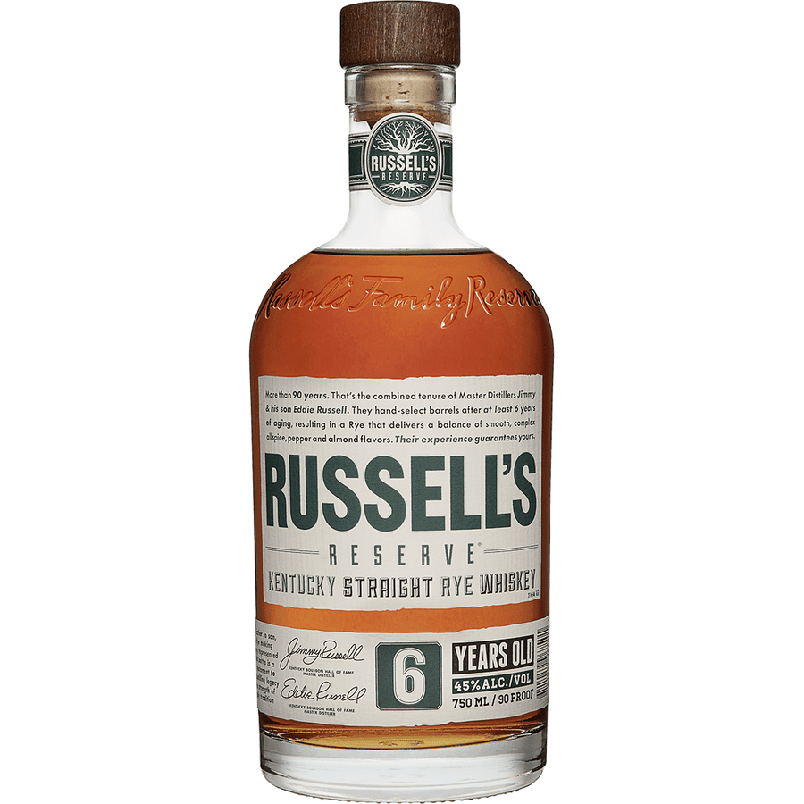 Russell's Reserve 6 Year Old Rye Whiskey - The Whiskey Haus