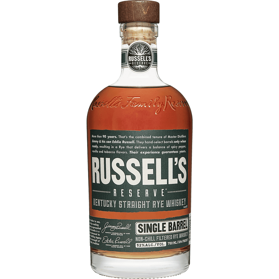 Russell's Reserve Single Barrel Rye Whiskey - The Whiskey Haus