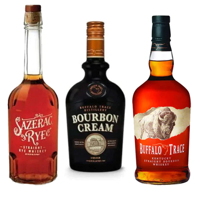Buffalo Trace Bourbon, Bourbon Cream, and Sazerac Rye Bundle